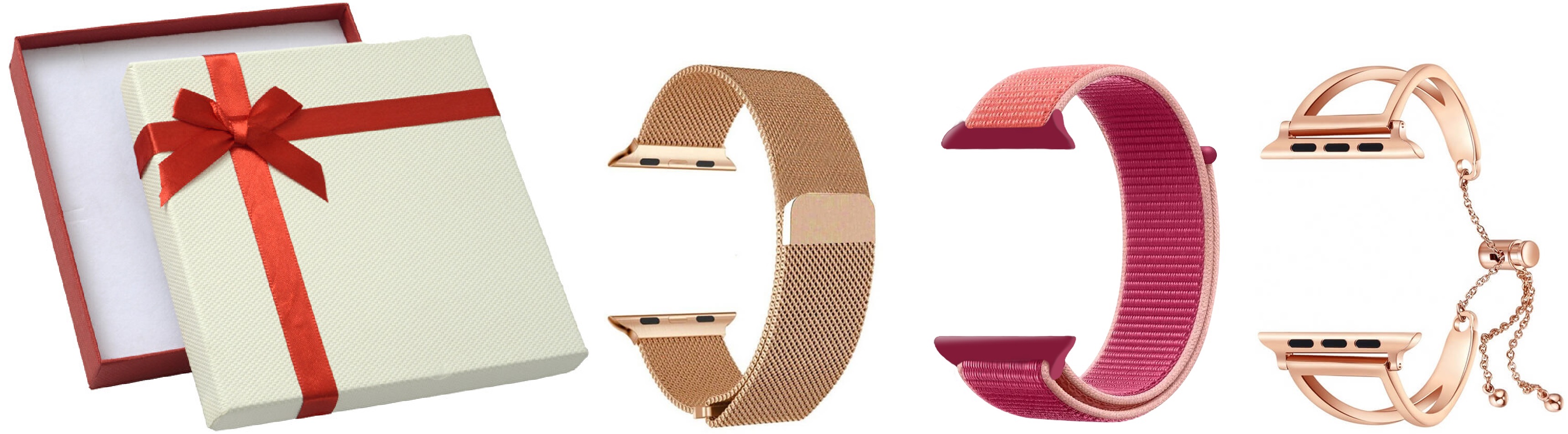 4wrist Gift box pro ni - vel. 38/40 mm - Rosegold