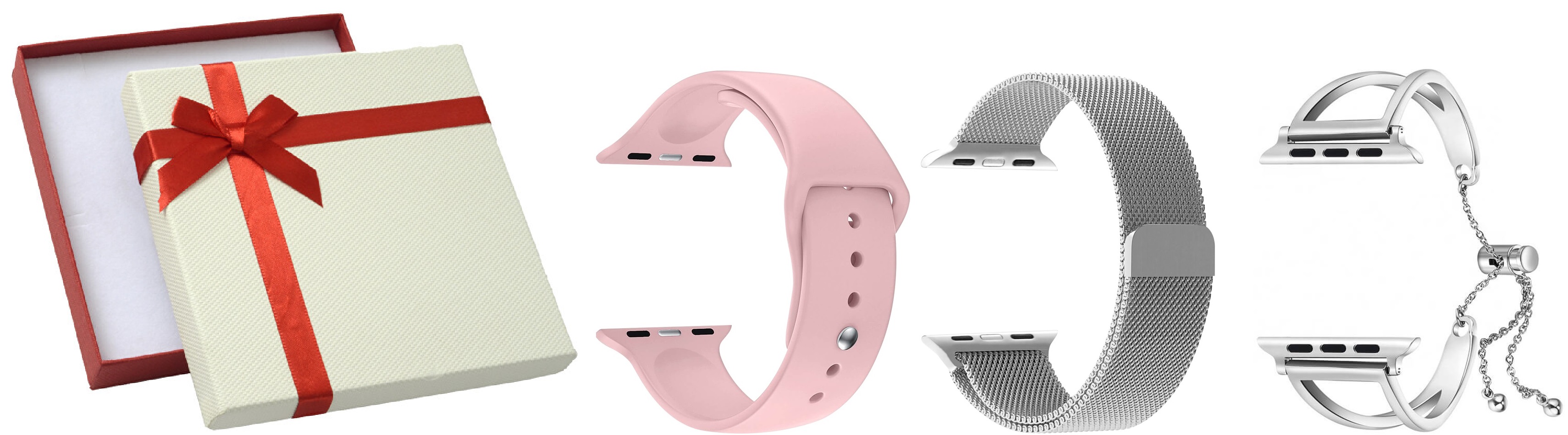 4wrist Gift box pro ni - vel. 42/44 mm - Silver