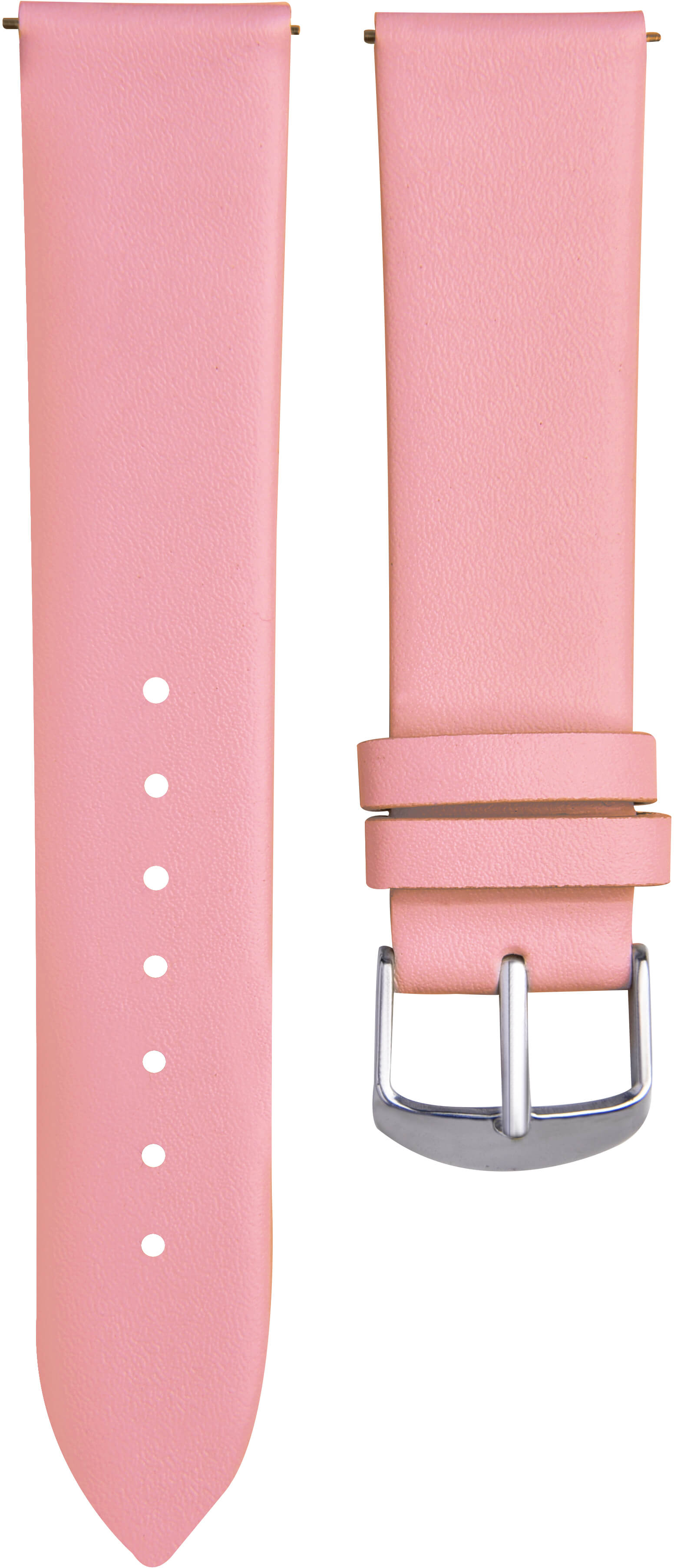 4wrist Kožený hladký řemínek - Růžový 16 mm