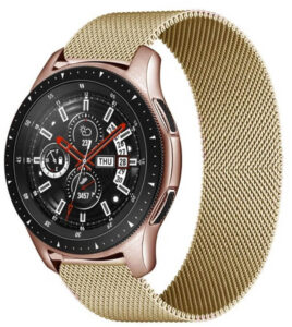 4wrist Mil&aacute;nsk&yacute; tah pro Samsung Galaxy Watch - Gold 22 mm