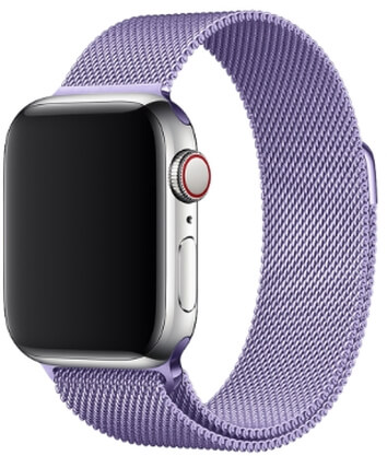 4wrist Ocelový milánský tah pro Apple Watch - Levandulový 38/40 mm