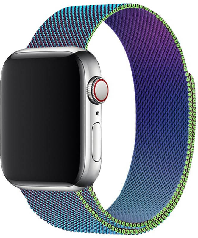 4wrist Ocelový milánský tah pro Apple Watch - Vícebarevný 42/44 mm