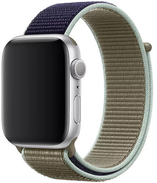 4wrist Provlékací sportovní řemínek pro Apple Watch - Khaki 42/44 mm
