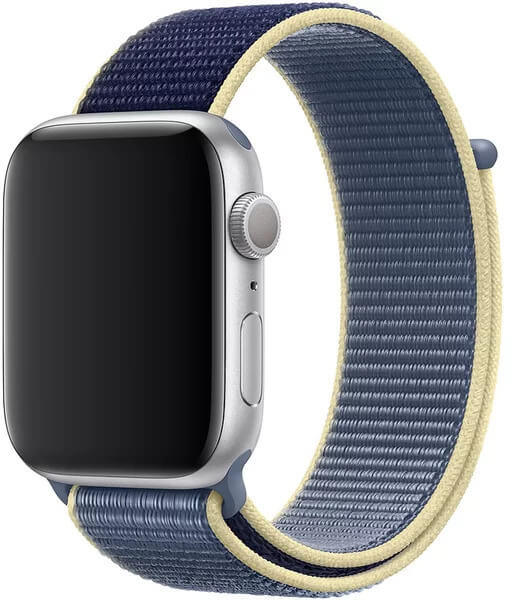 4wrist Provlékací sportovní řemínek pro Apple Watch - Seversky modrý 42/44 mm