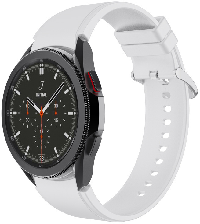 4wrist Řemínek pro Samsung Watch4 - White Band