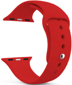 4wrist Silikonový řemínek pro Apple Watch - Červený 38/40 mm - S/M
