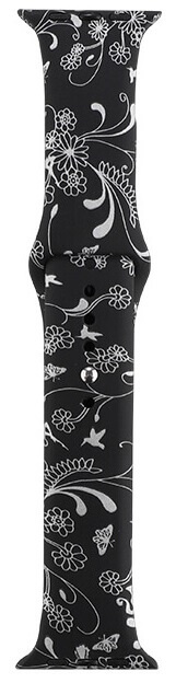 4wrist Silikonový řemínek pro Apple Watch - Květinový 38/40 mm