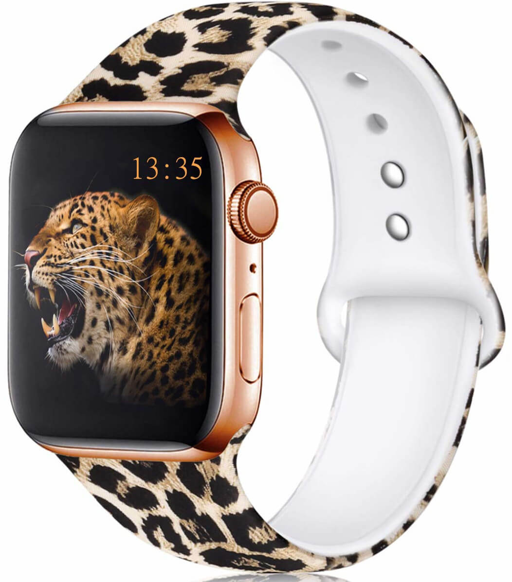 4wrist Silikonový řemínek pro Apple Watch - Leopardí 38/40 mm