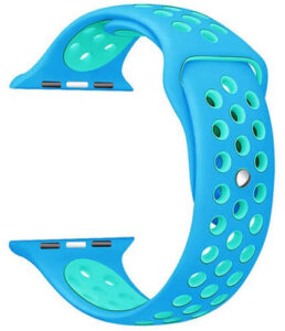 4wrist Silikonový řemínek pro Apple Watch - Modrá/Tyrkysová 38/40 mm