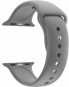 4wrist Silikonový řemínek pro Apple Watch - Šedý 42/44 mm - S/M