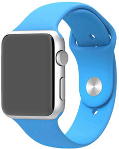4wrist Silikonový řemínek pro Apple Watch - Světle modrý 42/44 mm - S/M