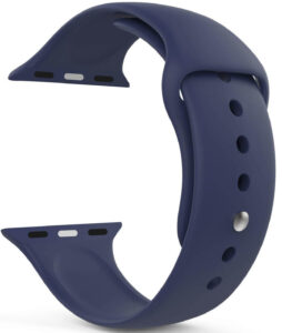 4wrist Silikonový řemínek pro Apple Watch - Tmavě modrý 42/44 mm - M/L