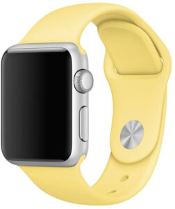 4wrist Silikonový řemínek pro Apple Watch - Žlutá 38/40 mm - S/M