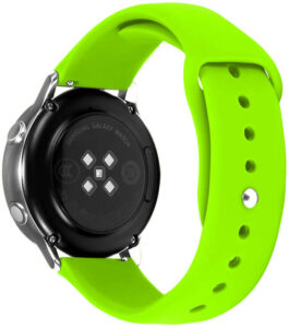 4wrist Silikonový řemínek pro Samsung Galaxy Watch - Green 22 mm