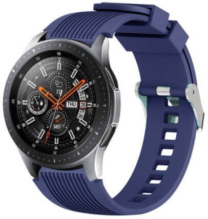 4wrist Silikonový řemínek pro Samsung Galaxy Watch - Midnight Blue 22 mm