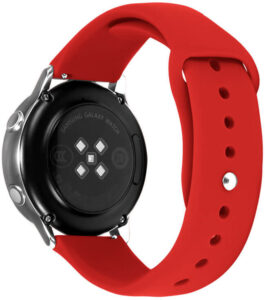 4wrist Silikonový řemínek pro Samsung Galaxy Watch - Red 22 mm
