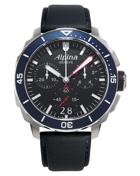 Alpina Seastrong Diver 300 Big Date Chronograph AL-372LBN4V6