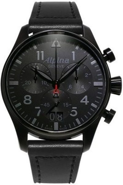 Alpina Startimer Pilot Big Date Chronograph Shadow Line AL-372BB4FBS6