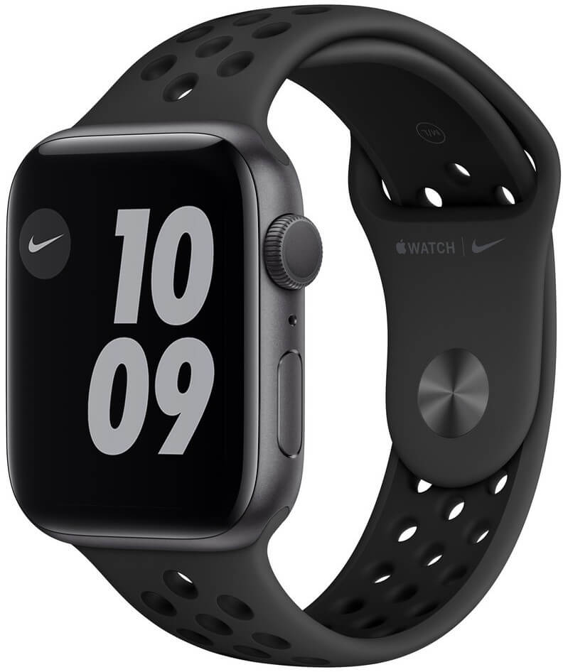 Apple Watch Nike Series 6 40mm vesmírně šedý hliník s antracitovým/černým sportovním řemínkem Nike