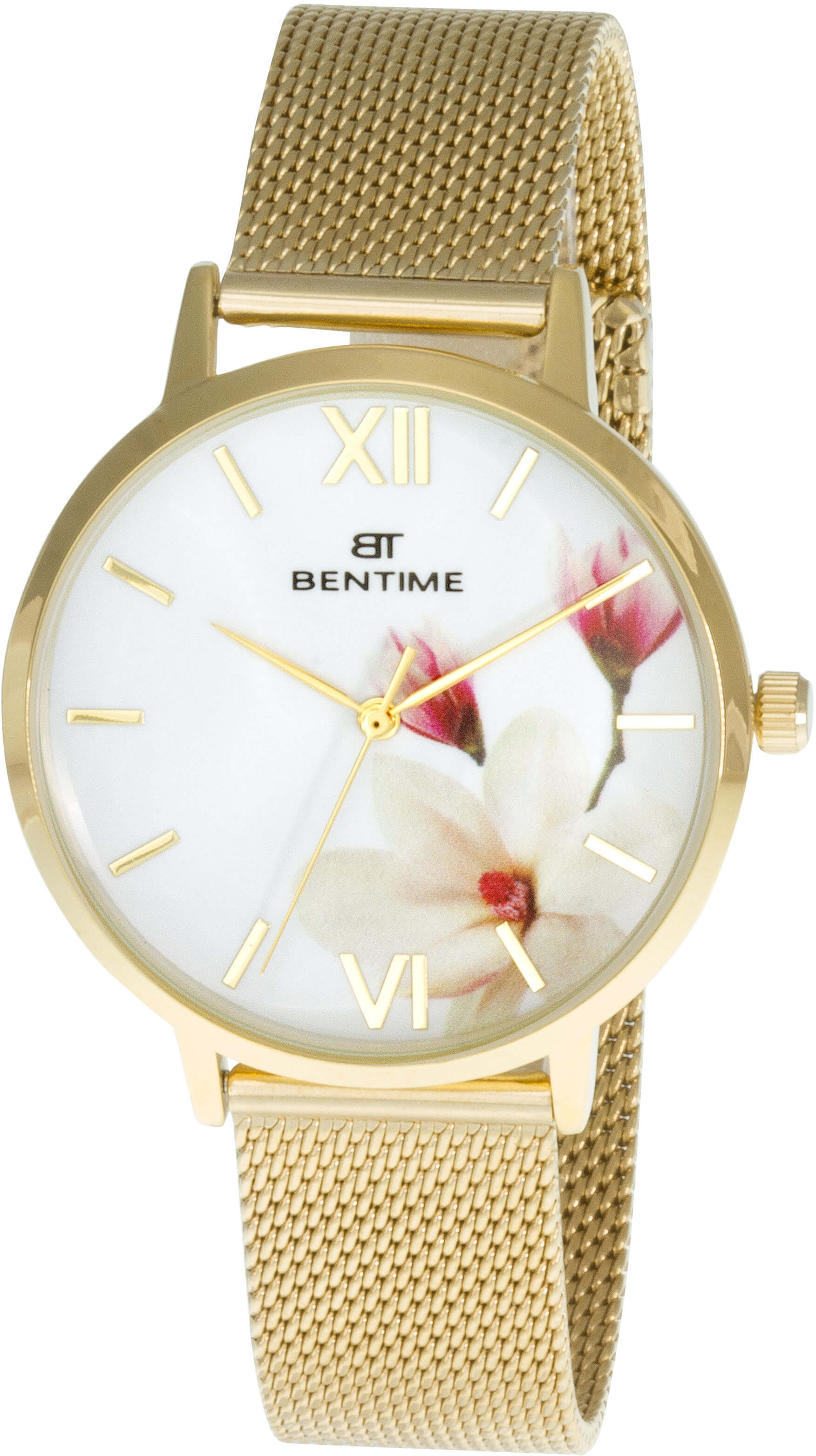 Bentime Dámské květinové hodinky 007-9MB-PT11894X