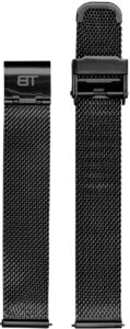 Bentime Kovový mesh s easy clickem - černý 16 mm