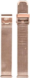 Bentime Kovový mesh s easy clickem - růžově zlatý 16 mm