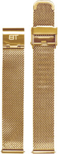 Bentime Kovový mesh s easy clickem - zlatý 16 mm