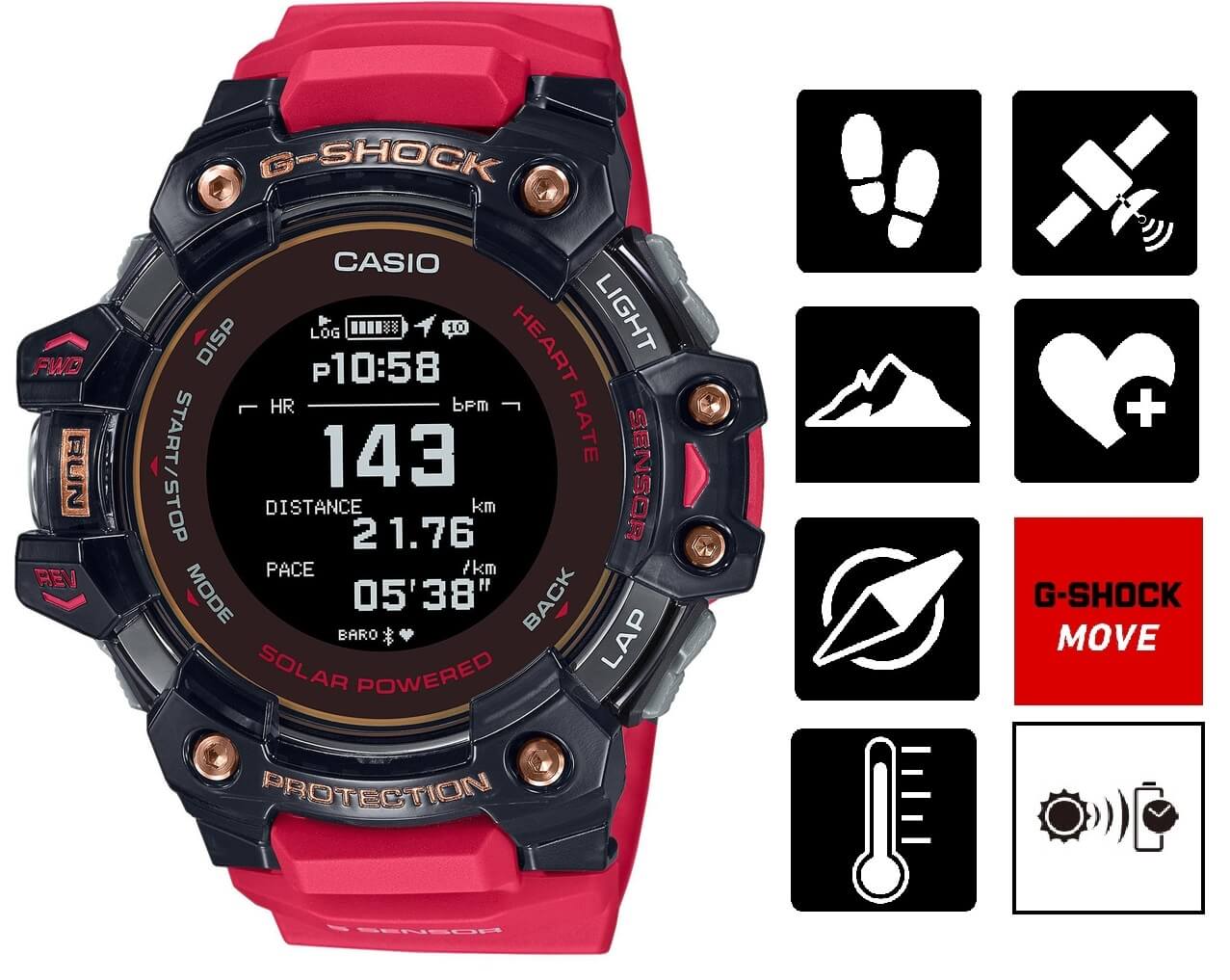 Casio G-Shock Bluetooth Solar GBD-H1000-4A1ER (645)