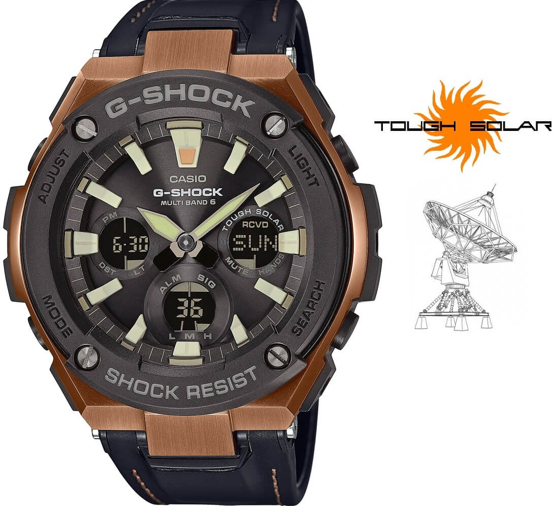Casio G-Shock GST-W120L-1AER Solar Rádiově řízené
