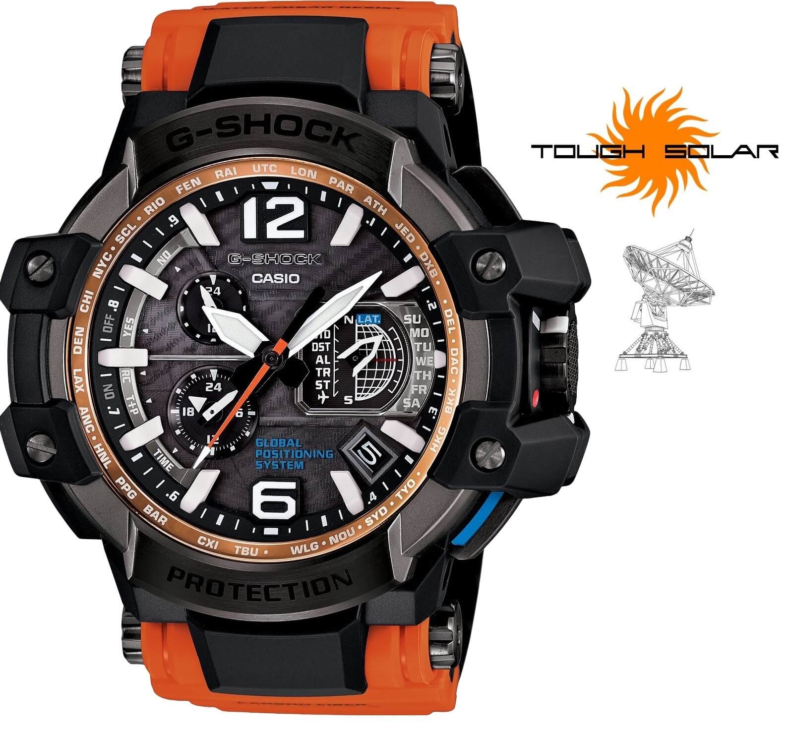 Casio G-Shock Gravitymaster GPW-1000-4A Solar GPS Hybrid Wave Ceptor