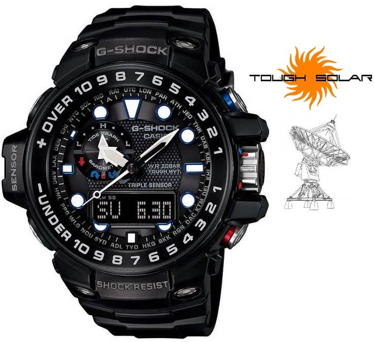 Casio G-Shock Gulfmaster GWN-1000B-1AER Solar Rádiově řízené