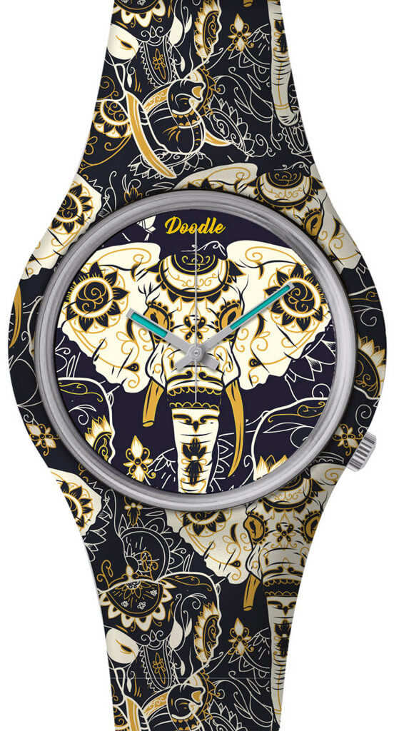 Doodle Oriental Mood Asian Elephant DOOR002