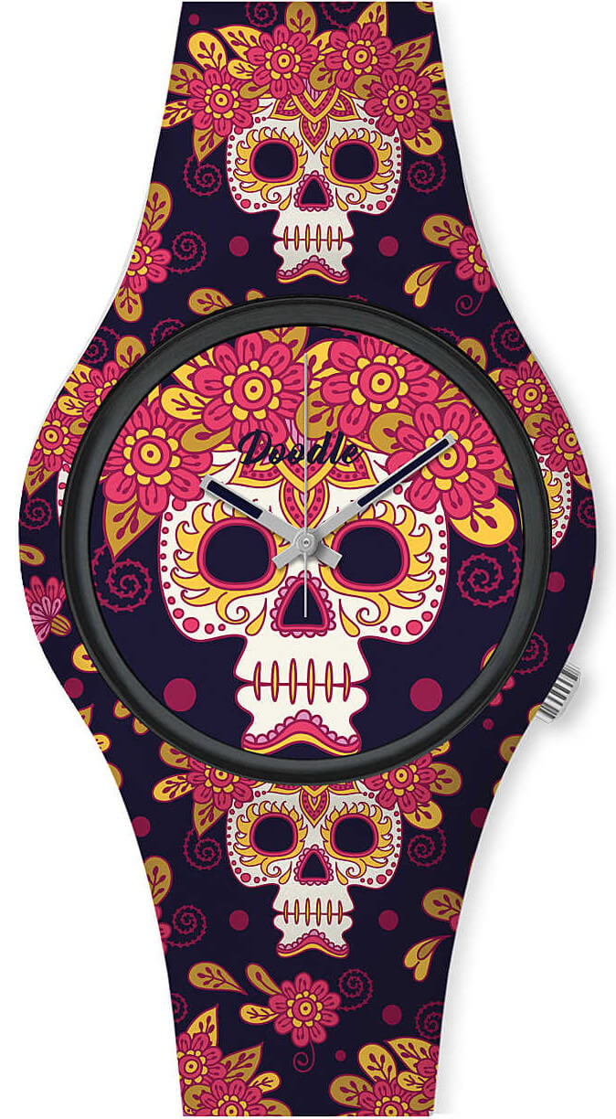 Doodle Santa Muerte Mood Calavera Crown DO35015