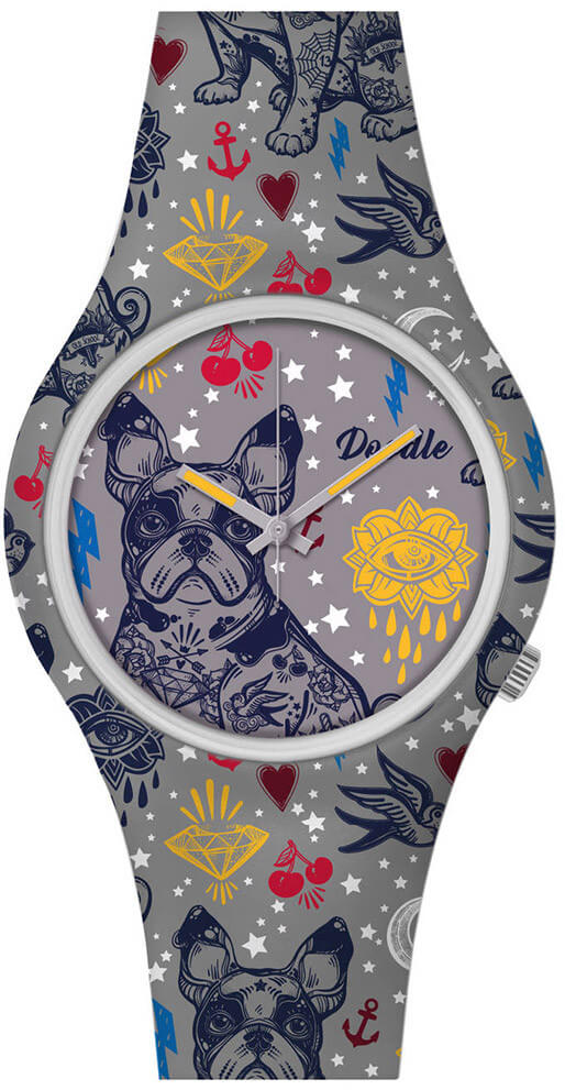 Doodle Tattoo Mood French Buldog DOAR004