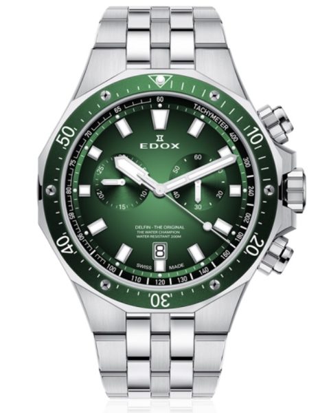 EDOX Delfin Quartz Chronograph 10109-3VM-VIN