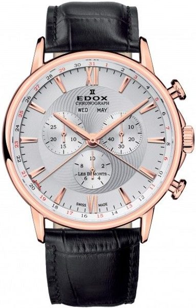 EDOX Les Bémonts Chronograph Complication 10501-37R-AIR