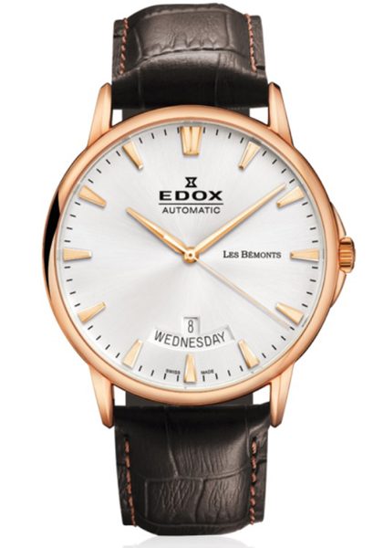 EDOX Les Bémonts Day Date 83015-37R-BIR