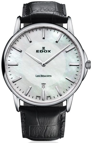 EDOX Les Bémonts Slim Line Date 56001-3-NAIN
