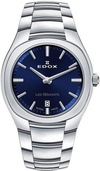 EDOX Les Bémonts Ultra Slim Date Quartz 57004-3-BUIN
