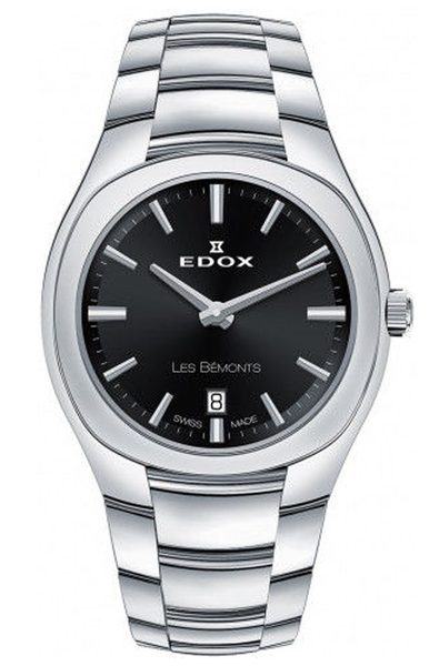EDOX Les Bémonts Ultra Slim Date Quartz 57004-3-NIN