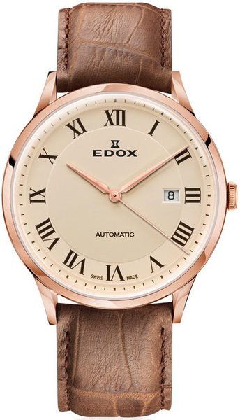 EDOX Les Vaubert Automatic Date 80106-37RC-BER