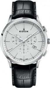 EDOX Les Vauberts Chronograph 10236-3C-AIN