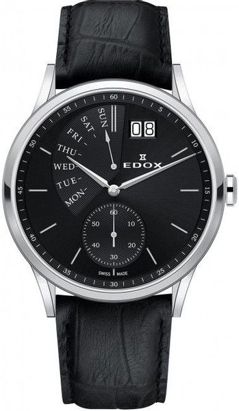 EDOX Les Vauberts Day Retrograde 34500-3-NIN