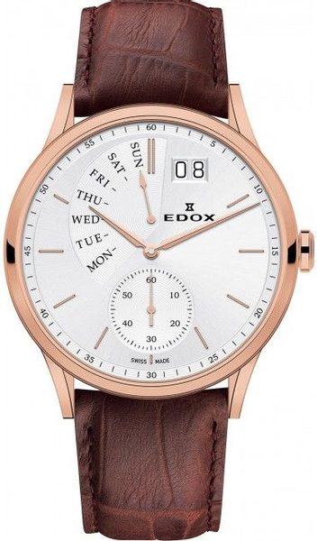 EDOX Les Vauberts Day Retrograde 34500-37R-AIR