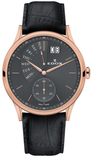 EDOX Les Vauberts Day Retrograde 34500-37R-GIR