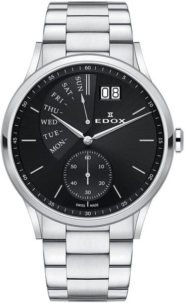 EDOX Les Vauberts Day Retrograde 34500-3M-NIN