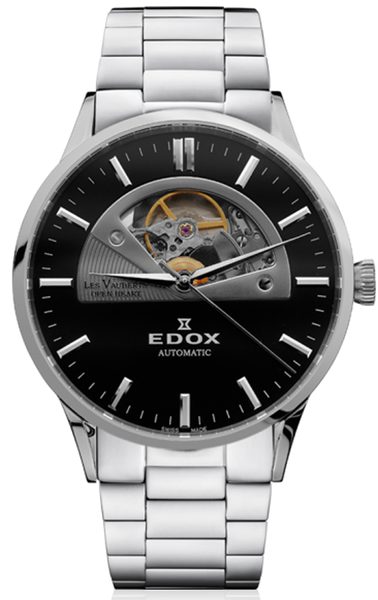EDOX Les Vauberts Open Heart Automatic 85014-3M-NIN