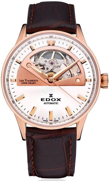 EDOX Les Vauberts Open Heart Automatic 85019-37RA-AIR