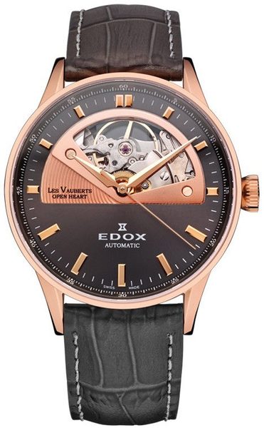EDOX Les Vauberts Open Heart Automatic 85019-37RG-GIR