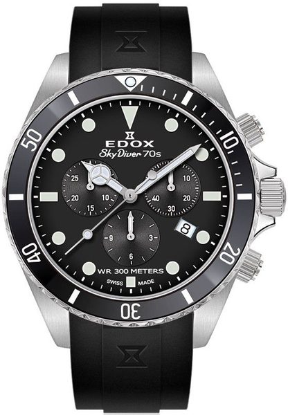 EDOX Skydiver 70s Date Quartz Chronograph 10238-3NCA-NI